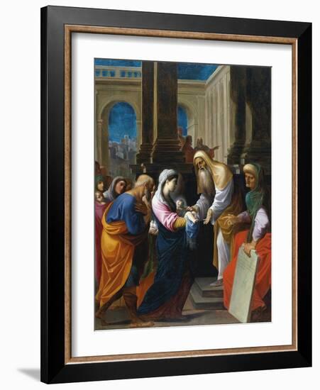 The Presentation in the Temple-Lodovico Carracci-Framed Giclee Print