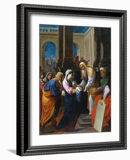 The Presentation in the Temple-Lodovico Carracci-Framed Giclee Print