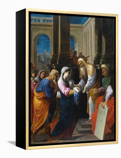 The Presentation in the Temple-Lodovico Carracci-Framed Premier Image Canvas