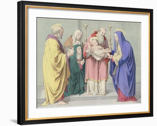 The Presentation in the Temple-null-Framed Giclee Print