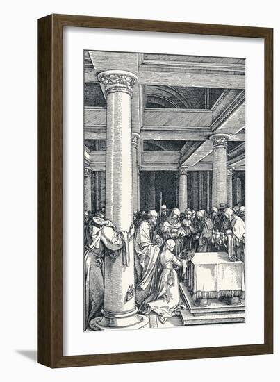 The Presentation of Christ in the Temple, 1506-Albrecht Dürer-Framed Giclee Print