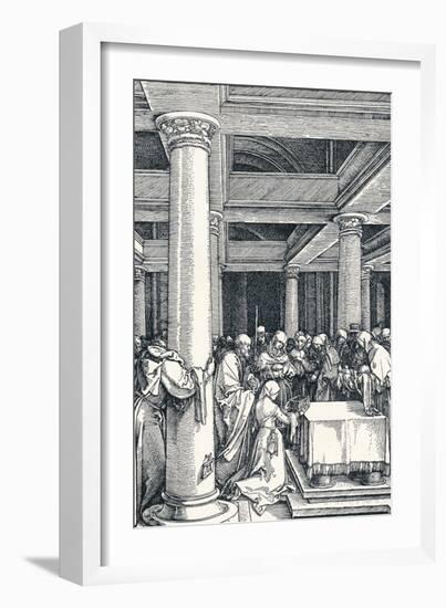 The Presentation of Christ in the Temple, 1506-Albrecht Dürer-Framed Giclee Print