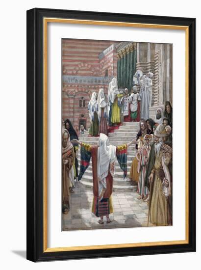 The Presentation of Christ in the Temple, Illustration for 'The Life of Christ', C.1886-94-James Tissot-Framed Giclee Print