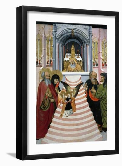 The Presentation of Mary in the Temple, Altarpiece from Verdu, 1432-34-Jaume Ferrer II-Framed Giclee Print