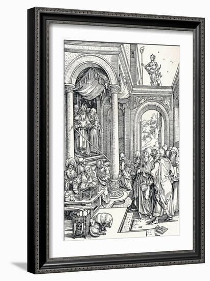 The Presentation of the Virgin in the Temple, 1506-Albrecht Dürer-Framed Giclee Print