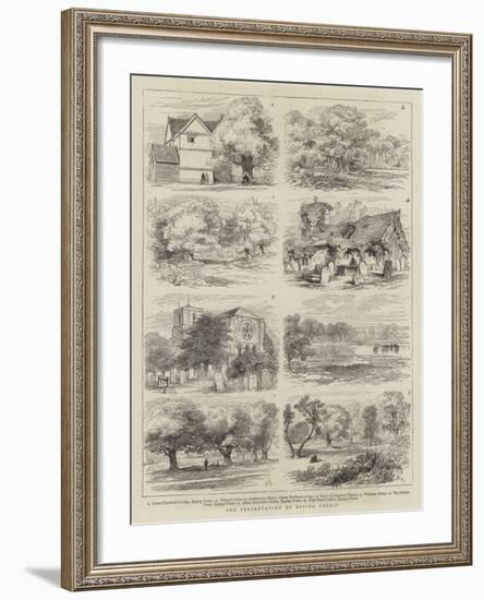 The Preservation of Epping Forest-Joseph Nash-Framed Giclee Print