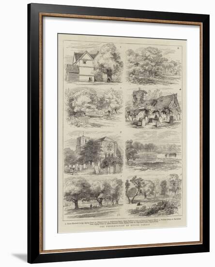 The Preservation of Epping Forest-Joseph Nash-Framed Giclee Print