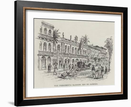 The President's Mansion, Rio De Janeiro-null-Framed Giclee Print