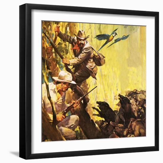 The President Who Loved Adventure: Theodore Roosevelt-McConnell-Framed Giclee Print