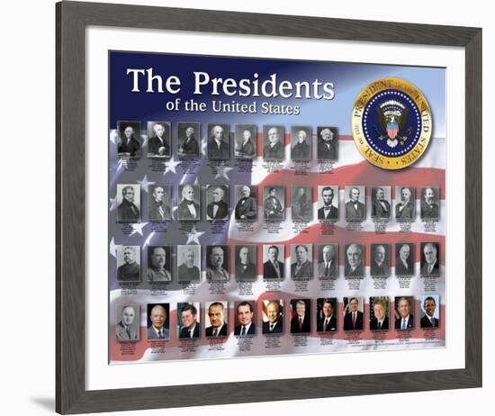 The Presidents-null-Framed Art Print