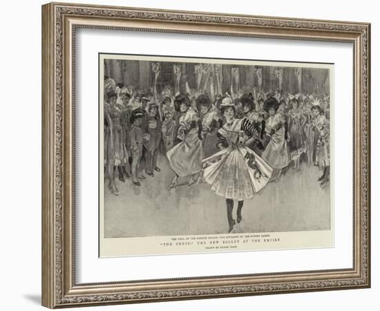 The Press, the New Ballet at the Empire-Frank Craig-Framed Giclee Print