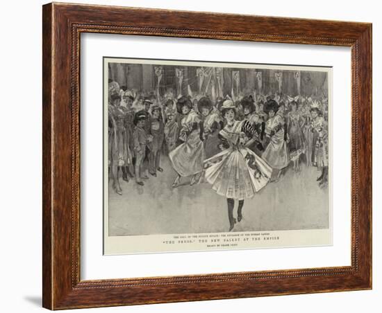 The Press, the New Ballet at the Empire-Frank Craig-Framed Giclee Print