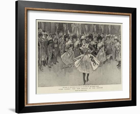 The Press, the New Ballet at the Empire-Frank Craig-Framed Giclee Print