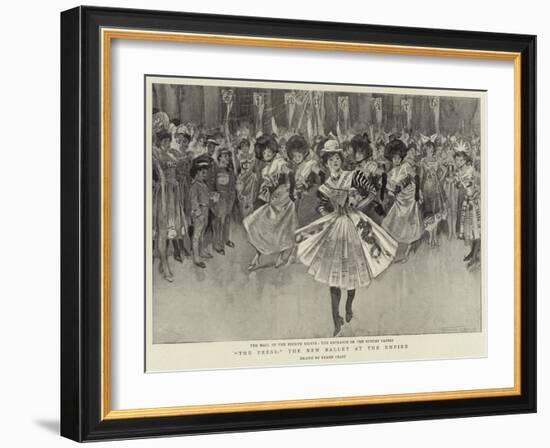 The Press, the New Ballet at the Empire-Frank Craig-Framed Giclee Print