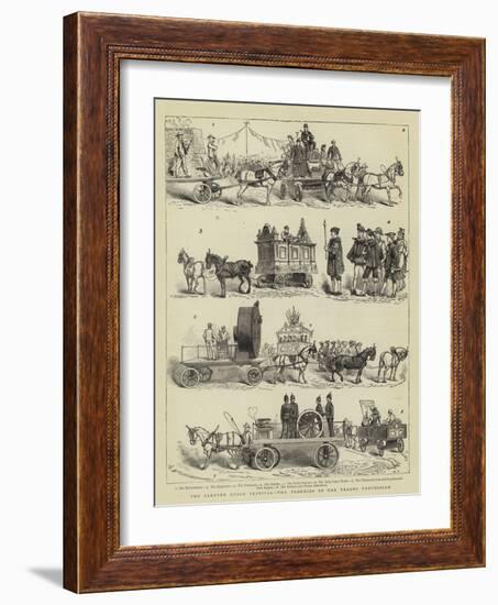 The Preston Guild Festival, the Trophies in the Trades Procession-Charles Edwin Fripp-Framed Giclee Print