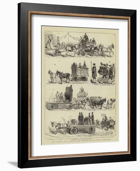 The Preston Guild Festival, the Trophies in the Trades Procession-Charles Edwin Fripp-Framed Giclee Print