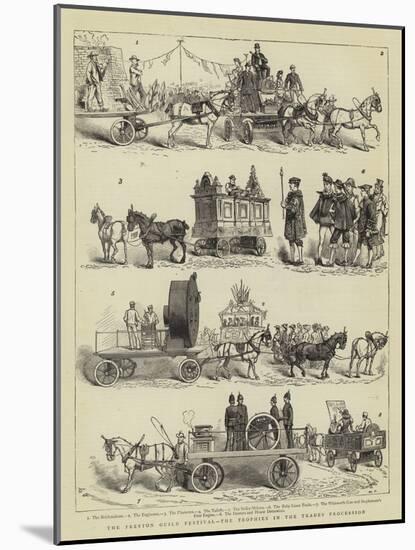 The Preston Guild Festival, the Trophies in the Trades Procession-Charles Edwin Fripp-Mounted Giclee Print