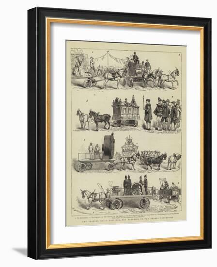 The Preston Guild Festival, the Trophies in the Trades Procession-Charles Edwin Fripp-Framed Giclee Print