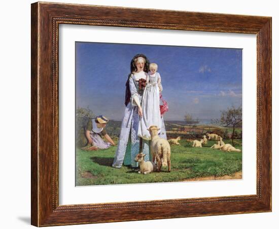 The Pretty Baa-Lambs, 1859-Ford Madox Brown-Framed Giclee Print