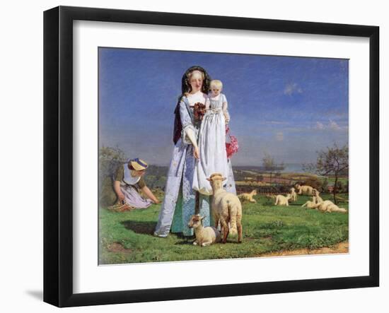 The Pretty Baa-Lambs, 1859-Ford Madox Brown-Framed Giclee Print