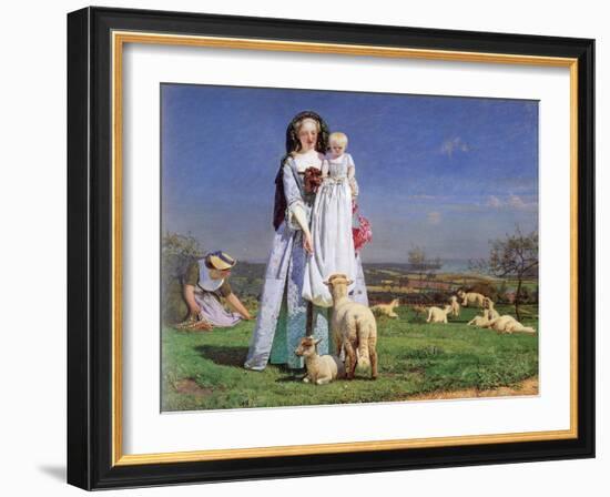 The Pretty Baa-Lambs, 1859-Ford Madox Brown-Framed Giclee Print