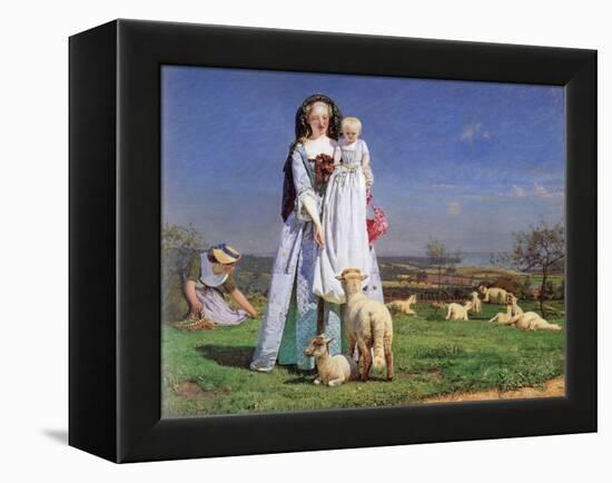 The Pretty Baa-Lambs, 1859-Ford Madox Brown-Framed Premier Image Canvas