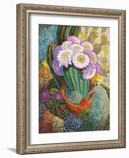 The Prickly Garden-David Galchutt-Framed Giclee Print