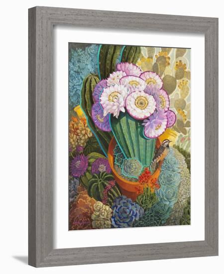 The Prickly Garden-David Galchutt-Framed Giclee Print