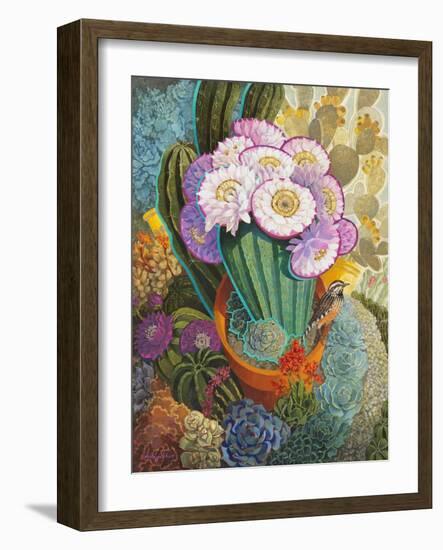 The Prickly Garden-David Galchutt-Framed Giclee Print