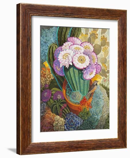 The Prickly Garden-David Galchutt-Framed Giclee Print