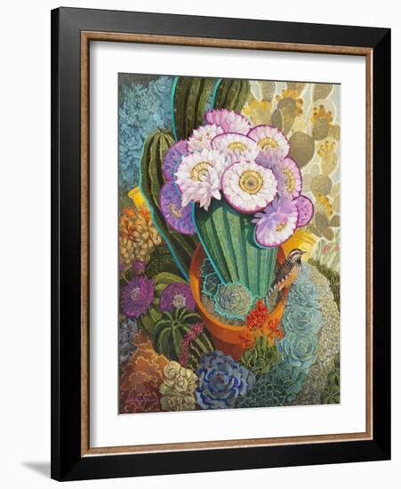 The Prickly Garden-David Galchutt-Framed Giclee Print