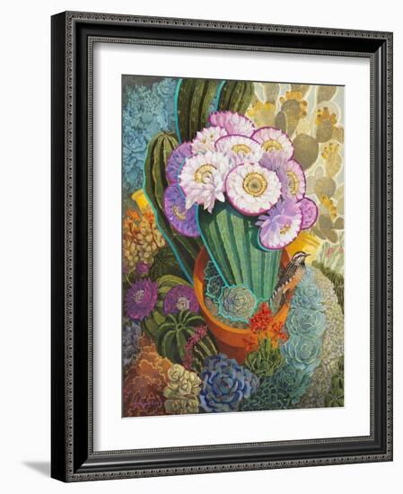 The Prickly Garden-David Galchutt-Framed Giclee Print