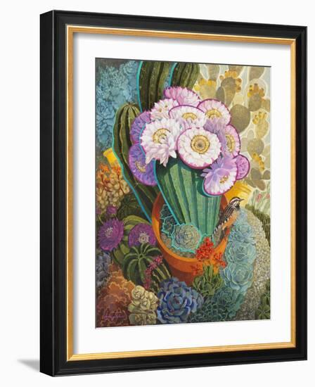 The Prickly Garden-David Galchutt-Framed Giclee Print