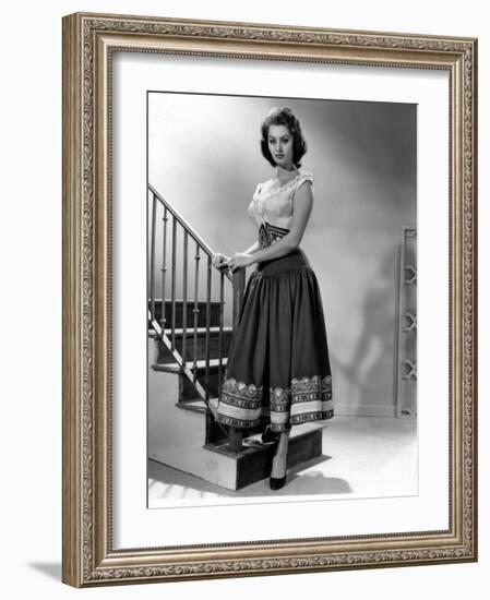 The Pride and the Passion, Sophia Loren, 1957-null-Framed Photo