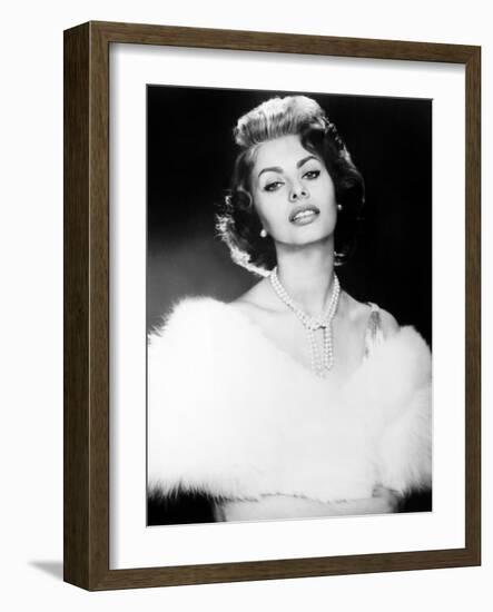 The Pride and the Passion, Sophia Loren, 1957-null-Framed Photo