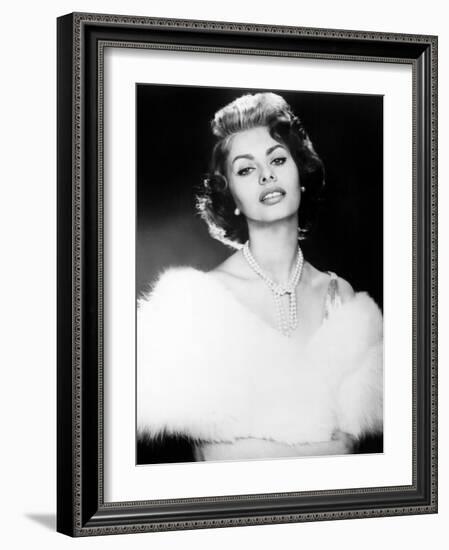 The Pride and the Passion, Sophia Loren, 1957-null-Framed Photo