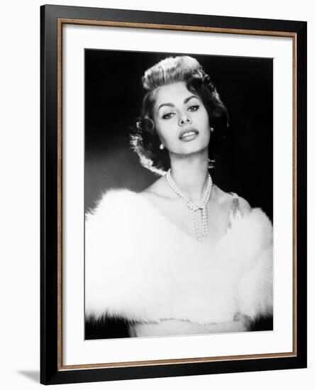 The Pride and the Passion, Sophia Loren, 1957-null-Framed Photo