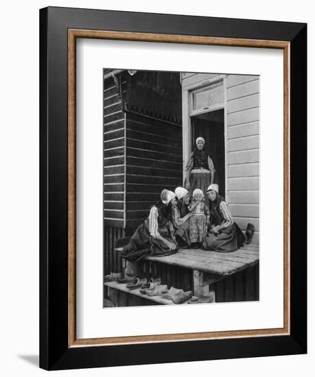 The Pride of the Family, Marken, Netherlands, C1934-null-Framed Giclee Print