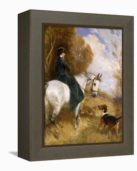 The Pride of the Hunt-John Charlton-Framed Premier Image Canvas