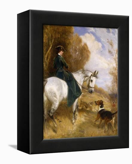 The Pride of the Hunt-John Charlton-Framed Premier Image Canvas