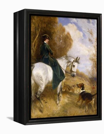 The Pride of the Hunt-John Charlton-Framed Premier Image Canvas