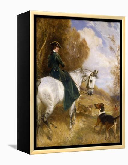 The Pride of the Hunt-John Charlton-Framed Premier Image Canvas