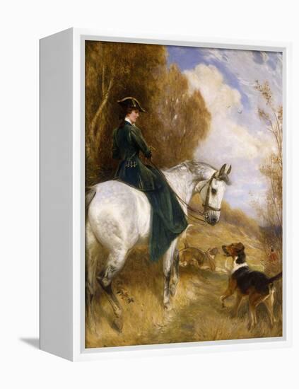 The Pride of the Hunt-John Charlton-Framed Premier Image Canvas