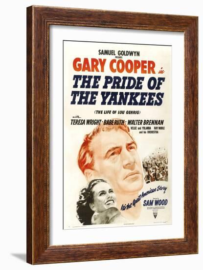 The Pride of the Yankees, 1942, Directed by Sam Wood-null-Framed Giclee Print