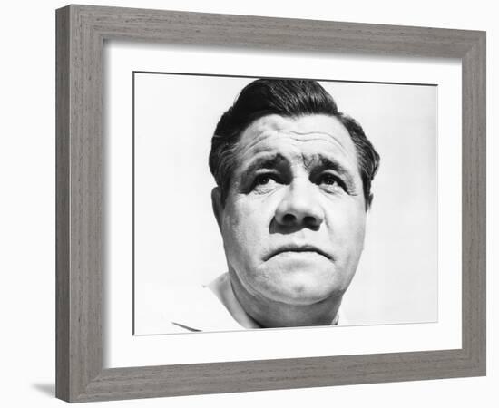 The Pride of the Yankees, Babe Ruth, 1942-null-Framed Photo