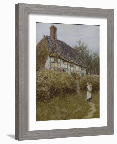 The Priest's House, West Hoathly-Helen Allingham-Framed Giclee Print