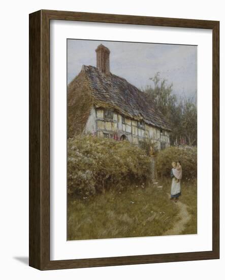 The Priest's House, West Hoathly-Helen Allingham-Framed Giclee Print