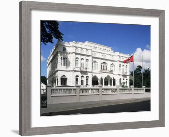 The Prime Minister's Office, Known as Whitehall, Port of Spain, Trinidad & Tobago-G Richardson-Framed Photographic Print