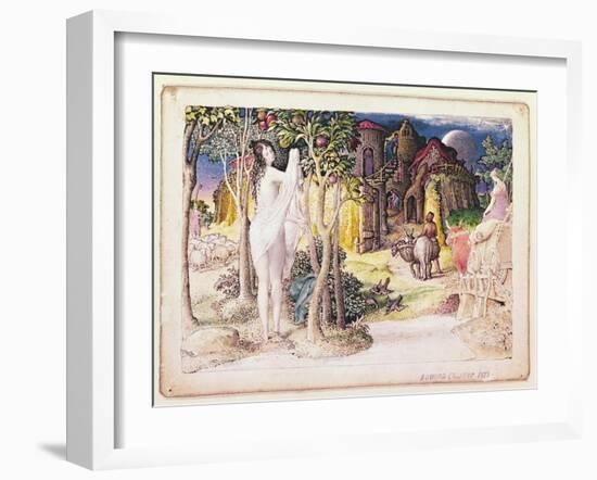 The Primitive City, 1822-Edward Calvert-Framed Giclee Print