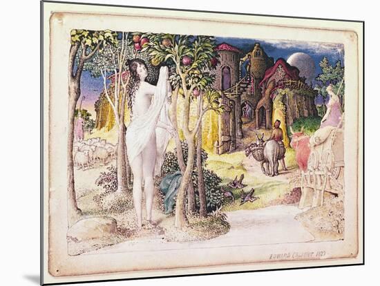 The Primitive City, 1822-Edward Calvert-Mounted Giclee Print